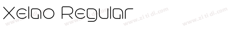 Xelao Regular字体转换